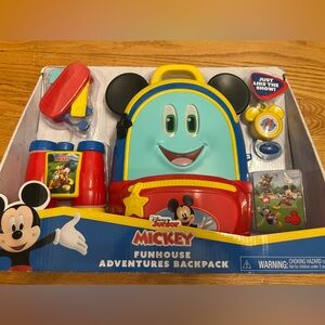 Just Play Mickey Mouse Funhouse Adventures Backpack - Disney Junior Mickey Backp